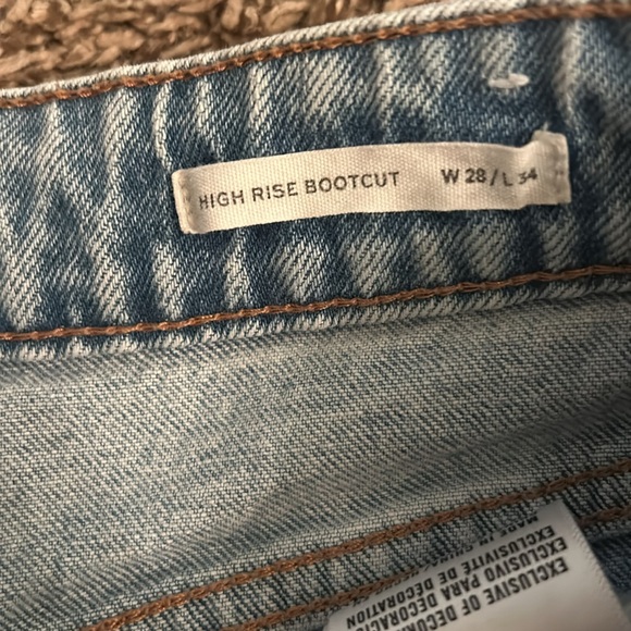 Cleo & Wolf Boot Cut Distressed Jeans - Picture 3 of 6